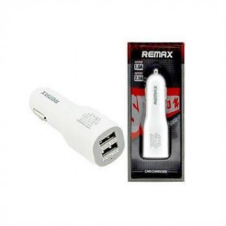 
Remax CC201USB адаптер питания автомобильный. 2 USB выходаoutput: DC5V - 2,1A +. . фото 5