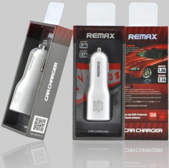 
Remax CC201USB адаптер питания автомобильный. 2 USB выходаoutput: DC5V - 2,1A +. . фото 3
