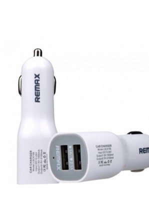 
Remax CC201USB адаптер питания автомобильный. 2 USB выходаoutput: DC5V - 2,1A +. . фото 11