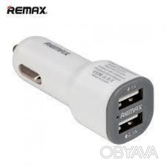 
Remax CC201USB адаптер питания автомобильный. 2 USB выходаoutput: DC5V - 2,1A +. . фото 1