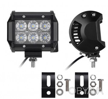 
Автофара LED (6 LED) 5D-18W-SPOT Автофара LED (6 LED) 5D-18W-SPOT используется . . фото 1