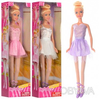 Лялька DEFA 8252 (96шт) балерина, 29см, 3 кольори, в кор-ке, 9-32-4,5 см. . фото 1