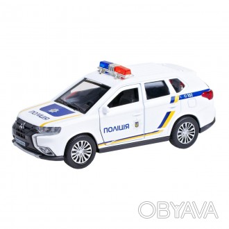 Автомодель - MITSUBISHI OUTLANDER POLICE (1:32). . фото 1