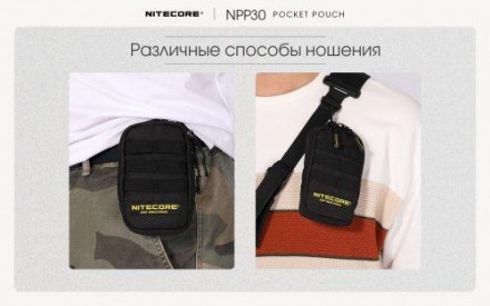 Nitecore NPP30 – повседневная, легкая и очень вместительная сумка с несколькими . . фото 10