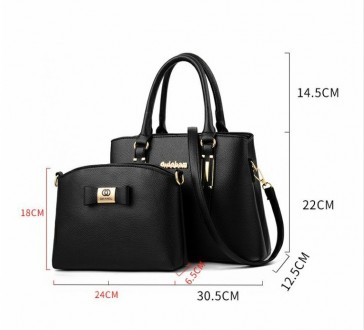 
Набор женская сумка + мини сумочка клатч
 Характеристики:
Материал: качественна. . фото 6