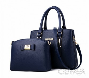 
Набор женская сумка + мини сумочка клатч
 Характеристики:
Материал: качественна. . фото 1