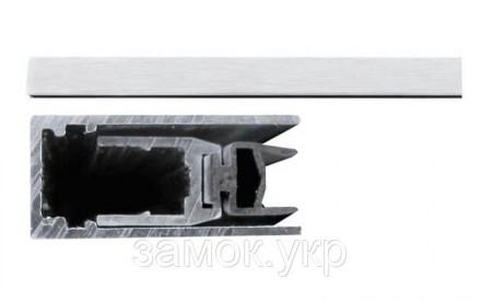 Порог Comaglio 420 алюминиевый с резиновой вставкой 103-83 см (Италия). Дніпро. фото 1