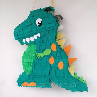 Пиньята динозавр дракон бумажная для праздника дракона динозавра Пиньята динозав. . фото 9