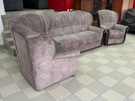 Комплект кутовий диван та крісло
Матеріал - тканина з усіх боків
Диван розкладни. . фото 5