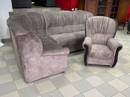 Комплект кутовий диван та крісло
Матеріал - тканина з усіх боків
Диван розкладни. . фото 7