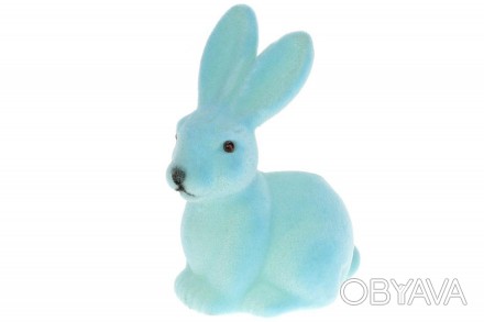 Декоративна фігурка Великодняльний Кролик 15см, колір - блакитний
Продається опт. . фото 1