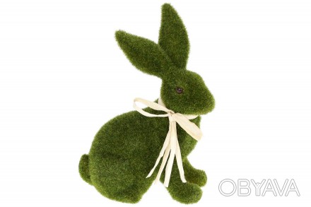 Декоративная пластиковая фигура Кролик 25см, цвет - зеленый 
Размер 25см
Продает. . фото 1