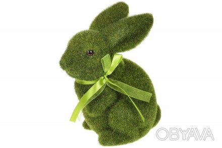 Декоративная пластиковая фигура Кролик 22.5см, цвет - зеленый 
Размер 22.5см
Про. . фото 1