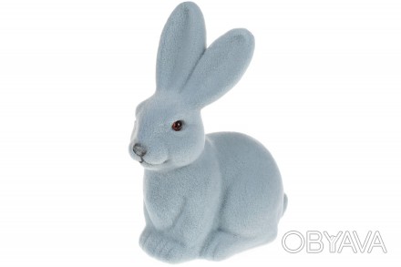 Декоративная фигурка Кролик 15см, цвет - синий 
Размер 15см
Продается оптом и в . . фото 1