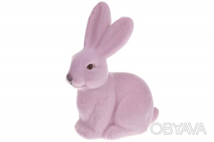Декоративная фигурка Кролик 15см, цвет - фиолетовый 
Размер 15см
Продается оптом. . фото 1