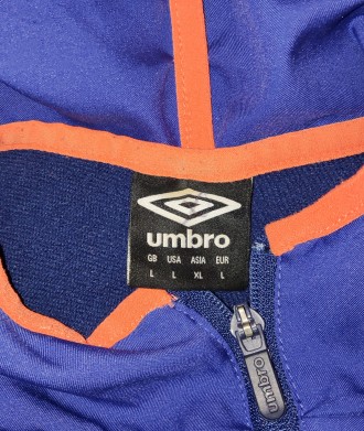 Футбольная кофта с капюшоном UMBRO FC Everton London, размер-L, длина-70см, под . . фото 7