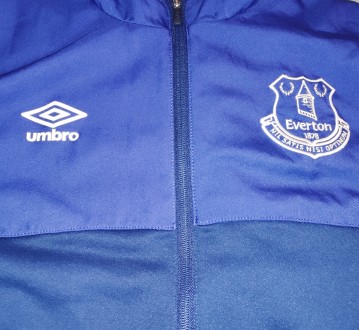 Футбольная кофта с капюшоном UMBRO FC Everton London, размер-L, длина-70см, под . . фото 6