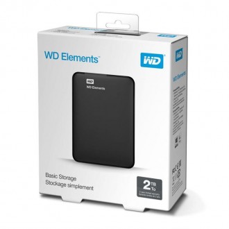 Зовнішній жорсткий диск 2.5" USB 2.0TB WD Elements Portable Black 
 
Отправка да. . фото 7