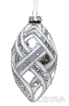 Ёлочное украшение 6.5*13см, цвет - серебро
Материал: стекло
Продается оптом и в . . фото 1
