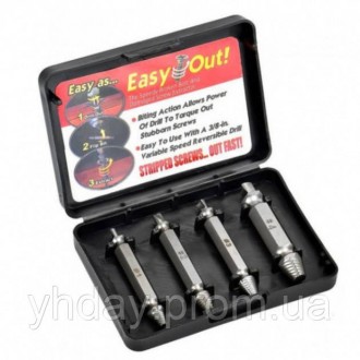 Набір Easy Out Tool 3587 містить чотири біти різного розміру, здатні викрутити з. . фото 2