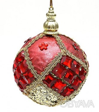 Шар ёлочный с кристаллом 8см, цвет - красный
Материал: пенопласт
Продается оптом. . фото 1