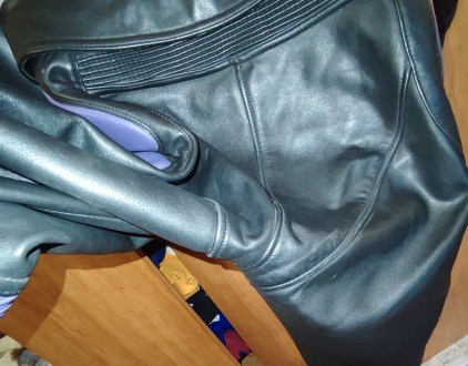 Кожаный, раздельный мотокомбинезон Krawehl, размер-52, длина куртки-55см, под мы. . фото 8