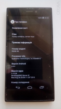 Описание Wiko Ridge 4G

3G, Android 4.4, 5", 1280x720, 16Гб, 125г, камера. . фото 5