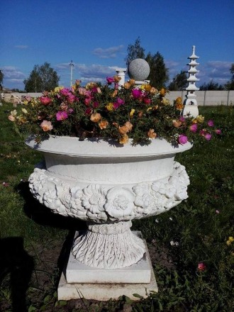 Мастерская архитектурного декора Onix изготовит вазон садовый. гипс 1600 грн, бе. . фото 6