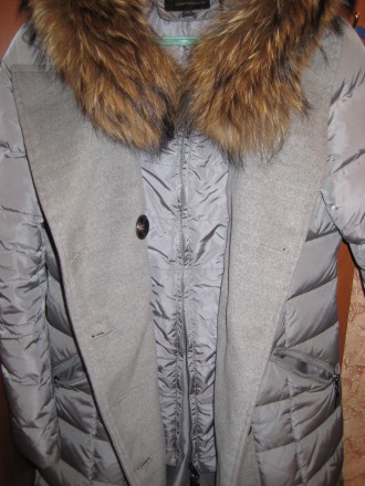 Продам зимнюю куртку-пальто S размера. Носится как куртка, потом можно переделат. . фото 4