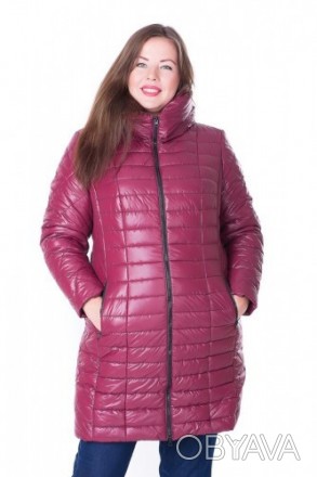 Зимняя удлиненная женская куртка больших размеров. Застегивается куртка на "молн. . фото 1