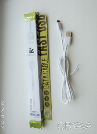 USB Кабель Iphone 5G LDnio (1m)
Кабель хорошего качества для телефонов с разъёмо. . фото 1