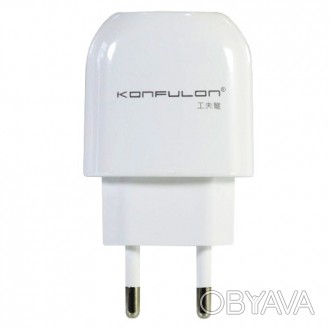  
KONFULON C16 2.1A Dual USB-адаптер зарядное устройство для iPhone. Двойная кон. . фото 1