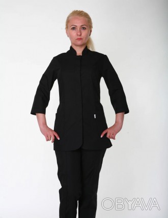 Медицинский женский костюм черного цвета
Размеры: 42, 44, 46, 48, 50, 52
Цвет: ч. . фото 1