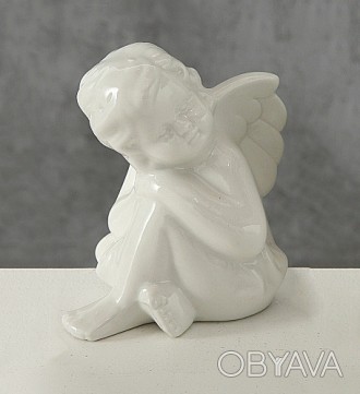 Статуэтка Ангелочек белого цвета.
Материал изготовления керамика.
Высота 11см.
Ц. . фото 1