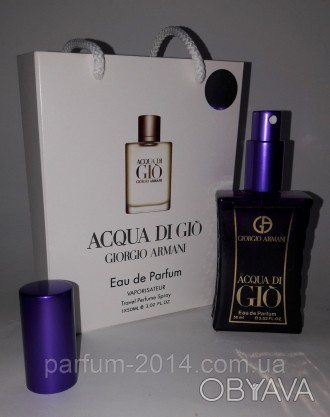  Мини парфюм Giorgio Armani Acqua di Gio pour homme в подарочной упаковке 50 ml . . фото 1