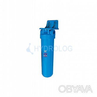 Корпус фильтра Aquafilter серии BIG BLUE 20'. Синий корпус с синей крышкой, с во. . фото 1