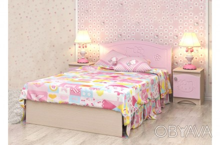 Кровать изготовляется в трех цветах
Размер под матрац:
 70x140 см 
 90x190 см (+. . фото 1