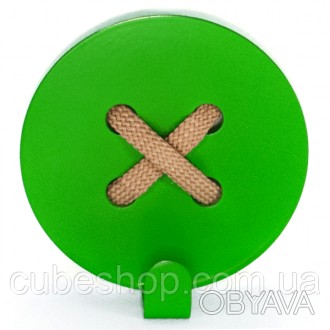 
	
	
	
	
	
	
	
 
Металлический крючок для одежды Glozis Button Green
Существует . . фото 1