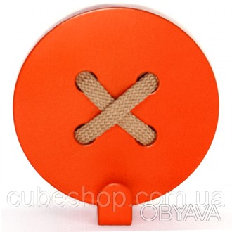 
	
	
	
	
	
	
	
 
Металлический крючок для одежды Glozis Button Orange
Такой пред. . фото 1