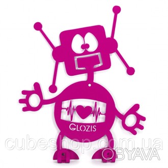 
	
	
	
	
	
	
	
 
Металлическая вешалка на стену для детской Glozis Robot
Позитив. . фото 1
