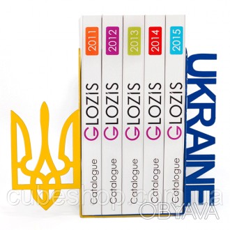 
	
	
	
	
	
	
	
 
Упоры для книг Glozis Ukraine
Национальные цвета легли в основу. . фото 1