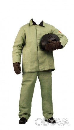 Брезентовый костюм состоит из куртки и брюк, пошит из ткани брезентовой 535 г/м
. . фото 1