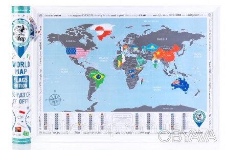 
	
	
	
	
	
	
	
 
Лучший подарок для особого случая - скретч карта мира в стильно. . фото 1