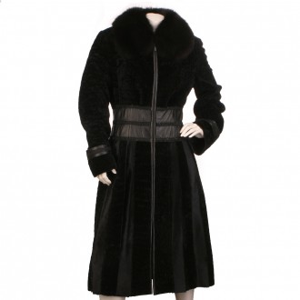 Женское кожаное пальто-дублёнка фирмы MEFI leather and fur (Турция).
Покрой - п. . фото 3