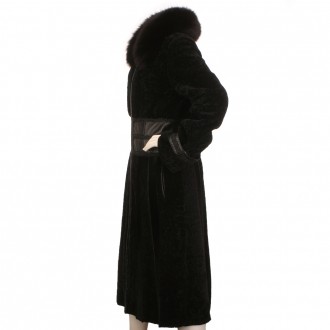 Женское кожаное пальто-дублёнка фирмы MEFI leather and fur (Турция).
Покрой - п. . фото 7