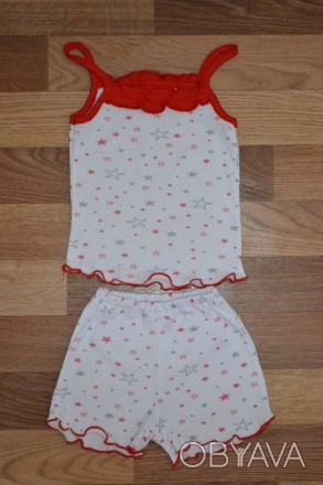 Пижамка для девочек
Ткань - рибана
Размеры
28 р - 92-98 см - 70 грн. 
30 р - 104. . фото 1