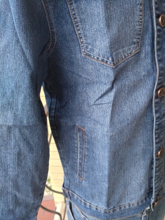 Куртка мужская джинсовая стрейчевая VIGOOCC. Незаменима для осенней переходной п. . фото 9