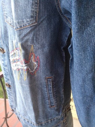 Куртка мужская джинсовая стрейчевая VIGOOCC. Незаменима для осенней переходной п. . фото 7