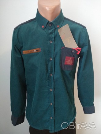 Рубашка мужская микровельветовая брендовая высокого качества WEAWER, Турция, 100. . фото 1