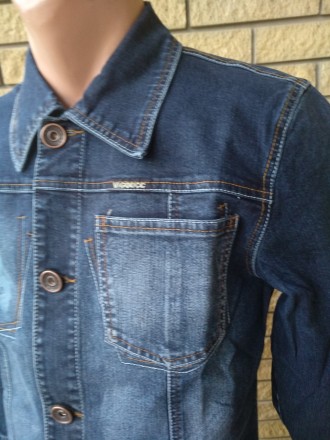 Куртка мужская джинсовая стрейчевая больших размеров VIGOOCC. Незаменима для осе. . фото 6